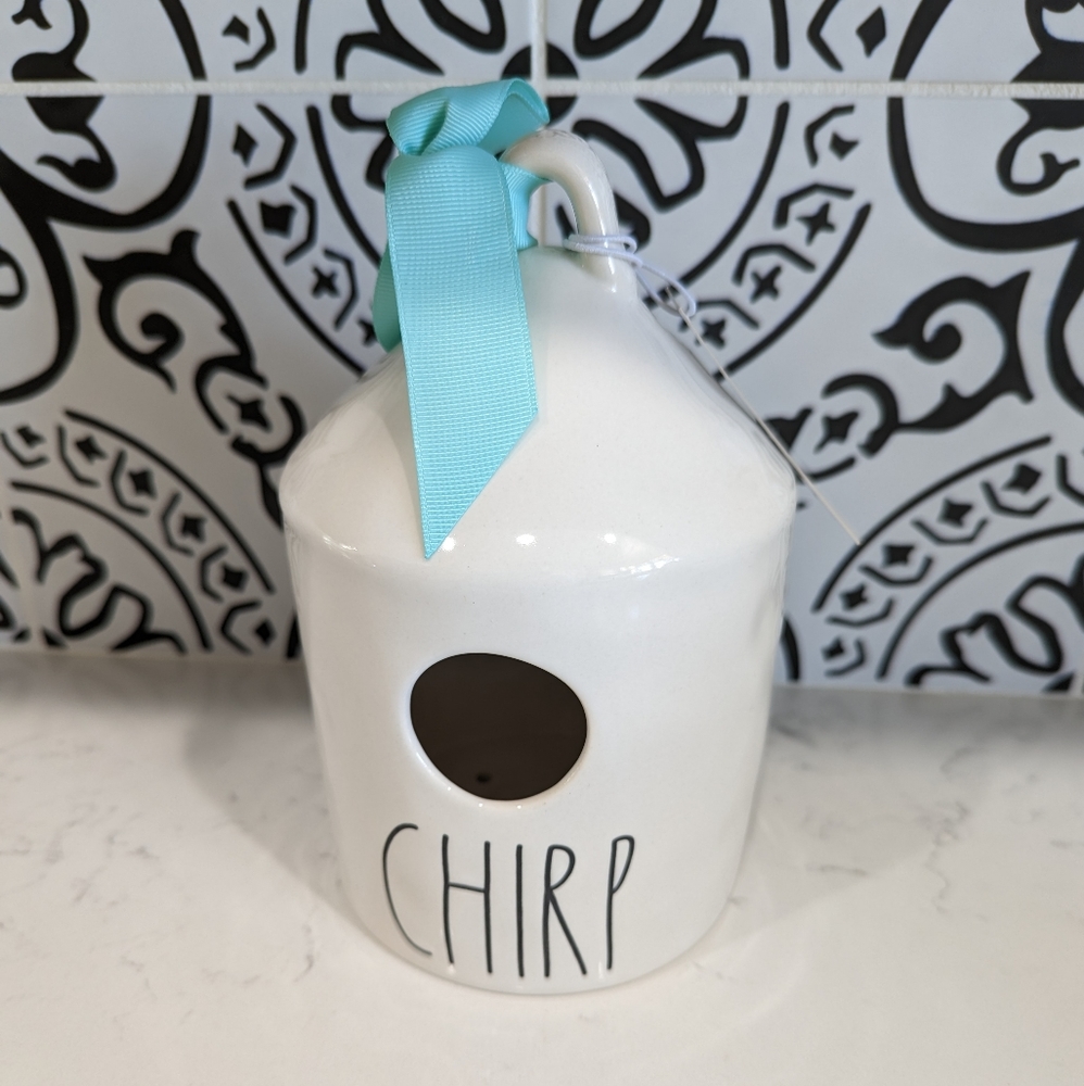New Rae Dunn Artisan Collection LL CHIRP Bird House by Magenta